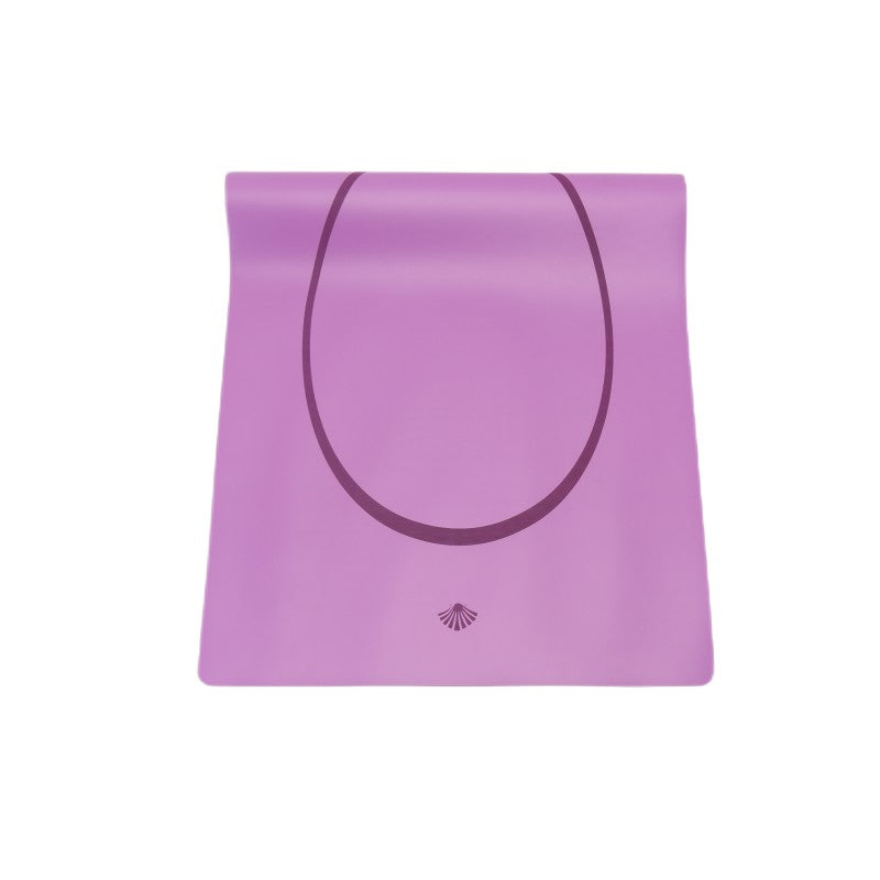 Grip Flow Yoga Mat: Estera de Yoga Antideslizante de Alineación de Lemniscata (Violeta)